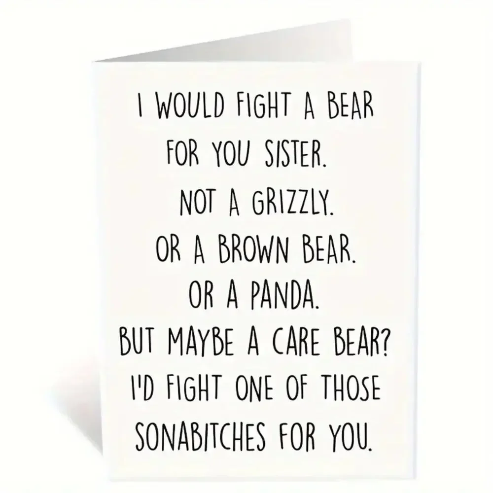 Birthday or Sisters Day Card - 8